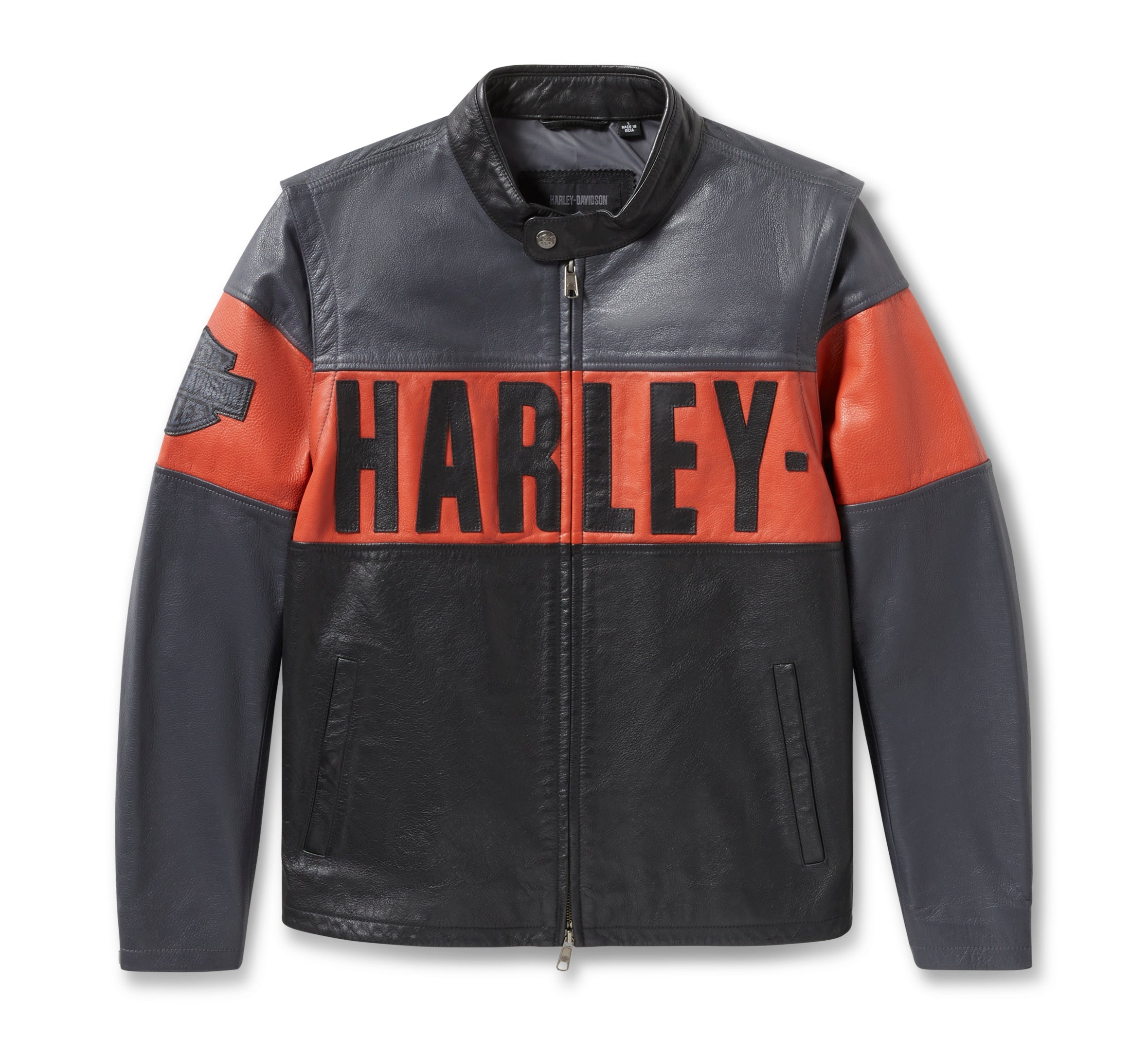 Men's Essential Convertible Harley Davidson Leather Jacket