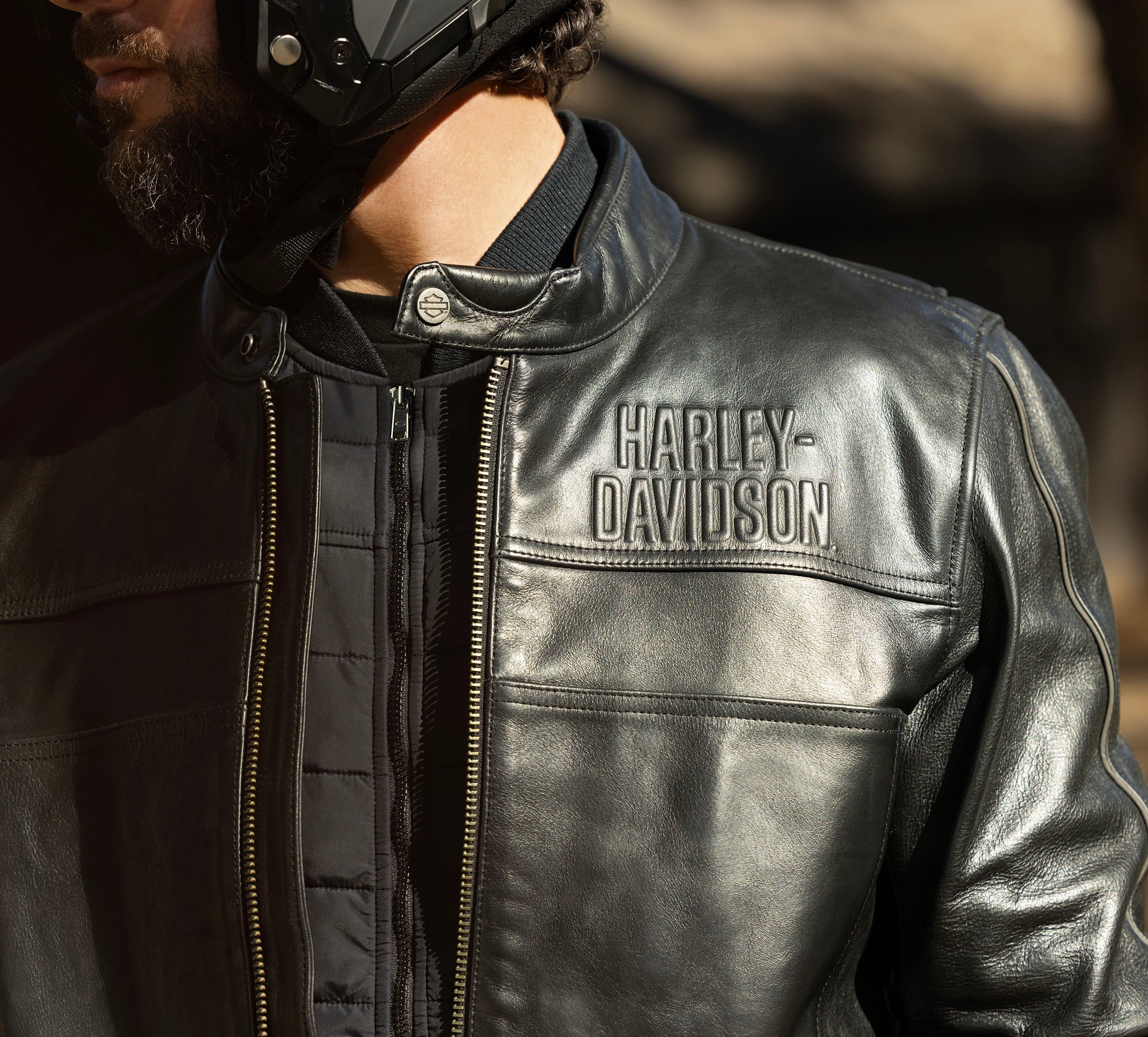 H-D Flex Layering System Harley Davidson Leather Jacket