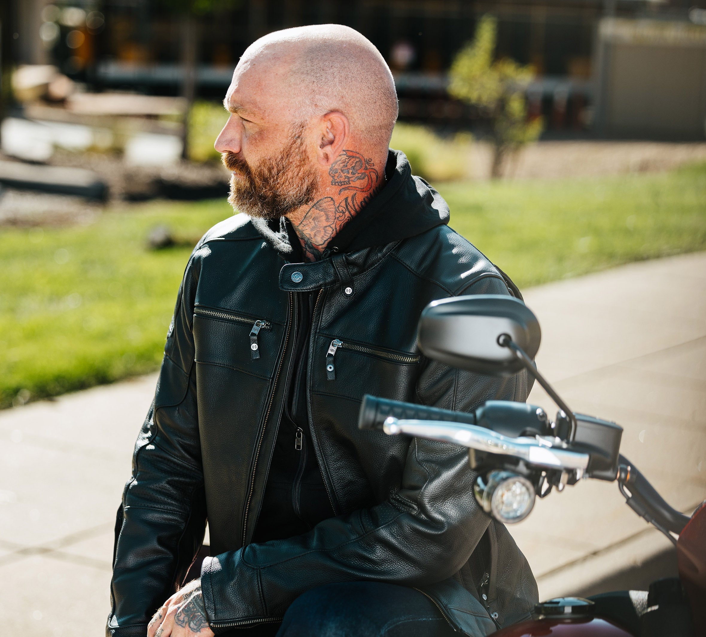 Men's Swingarm 3-in-1 Harley Davidson Leather Jacket