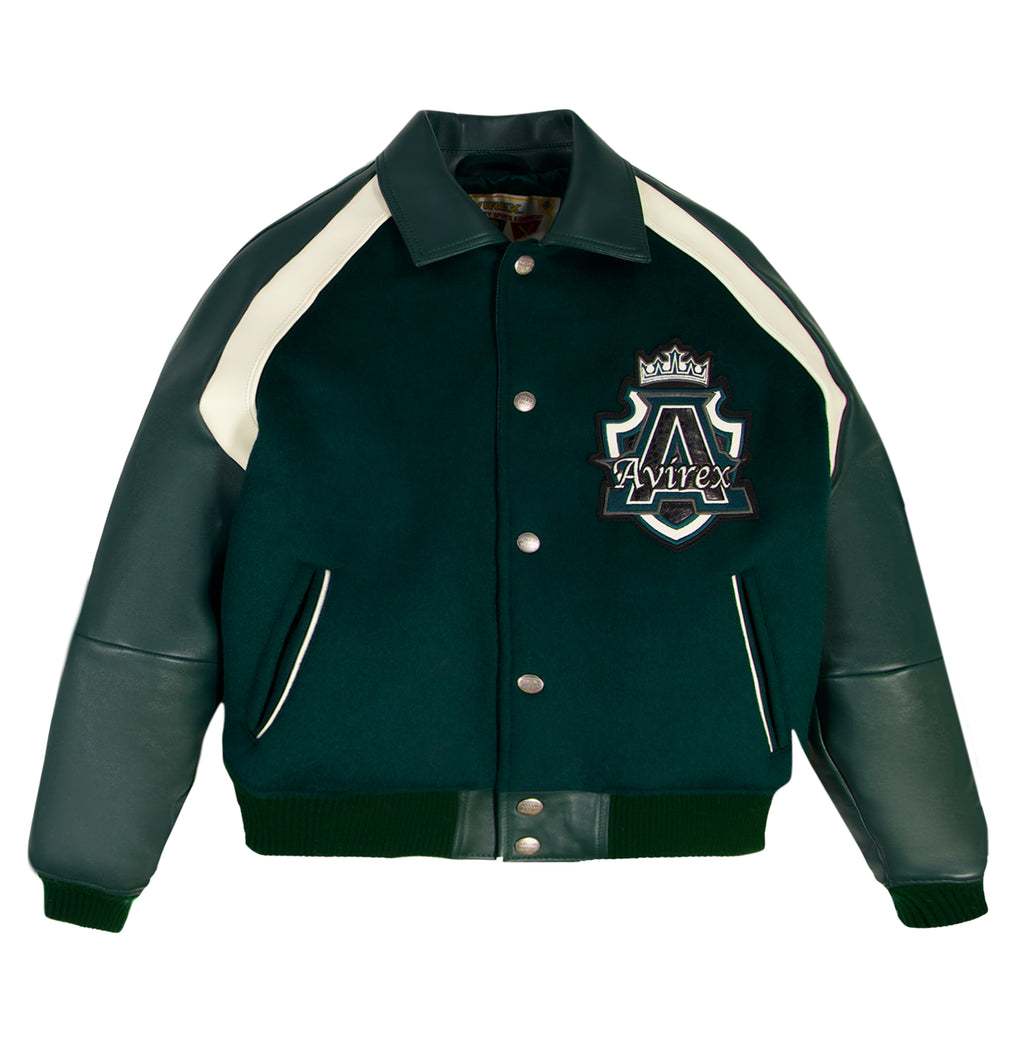 Green Kings Avirex Leather Jacket
