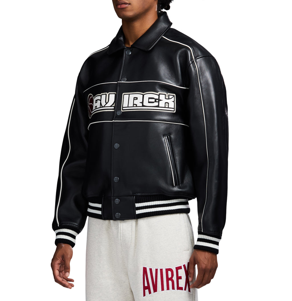 Basketball Avirex Leather Jacket