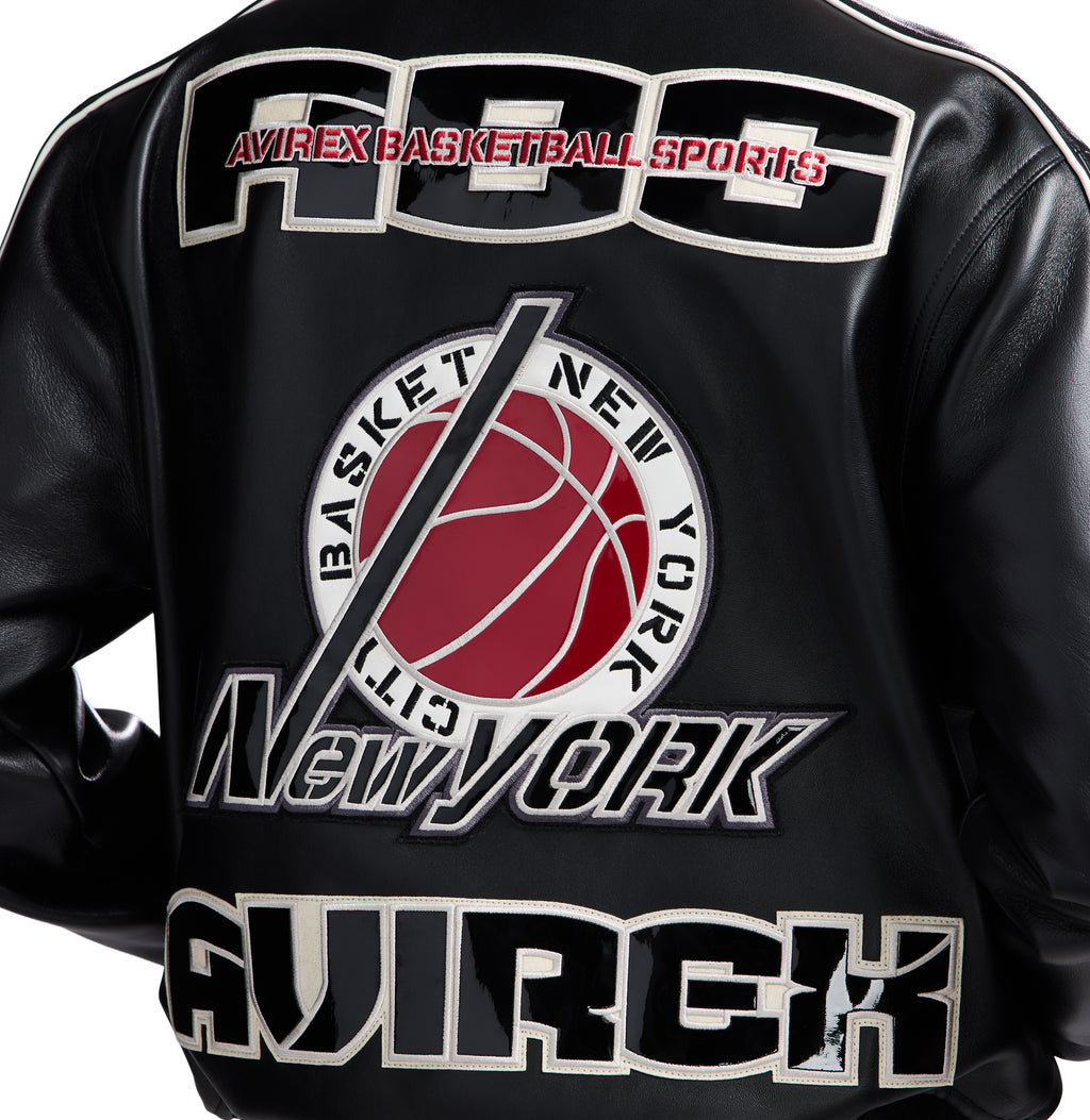 Basketball Avirex Leather Jacket