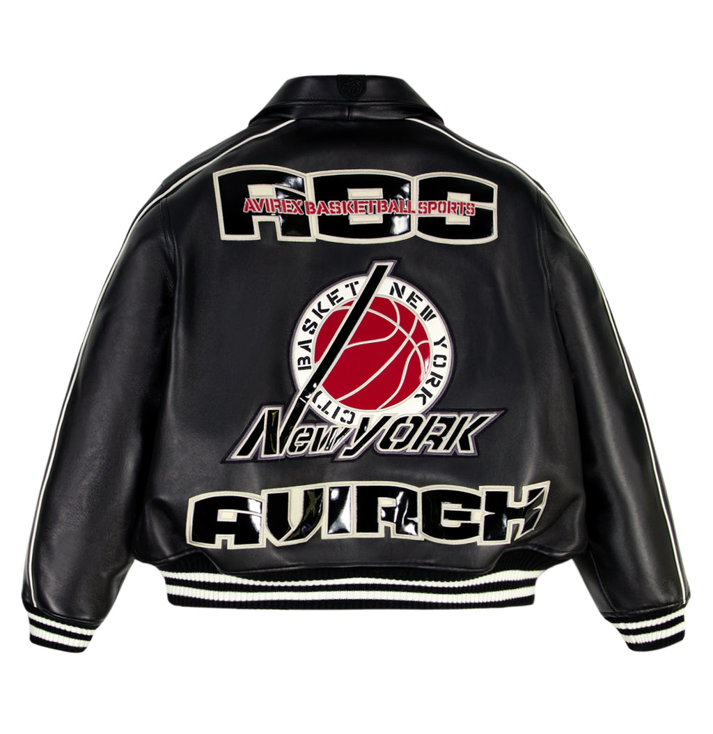 Basketball Avirex Leather Jacket
