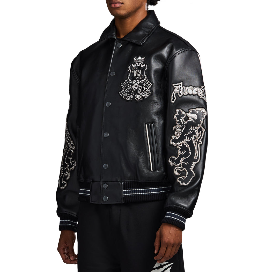 Goth Avirex Leather Jacket