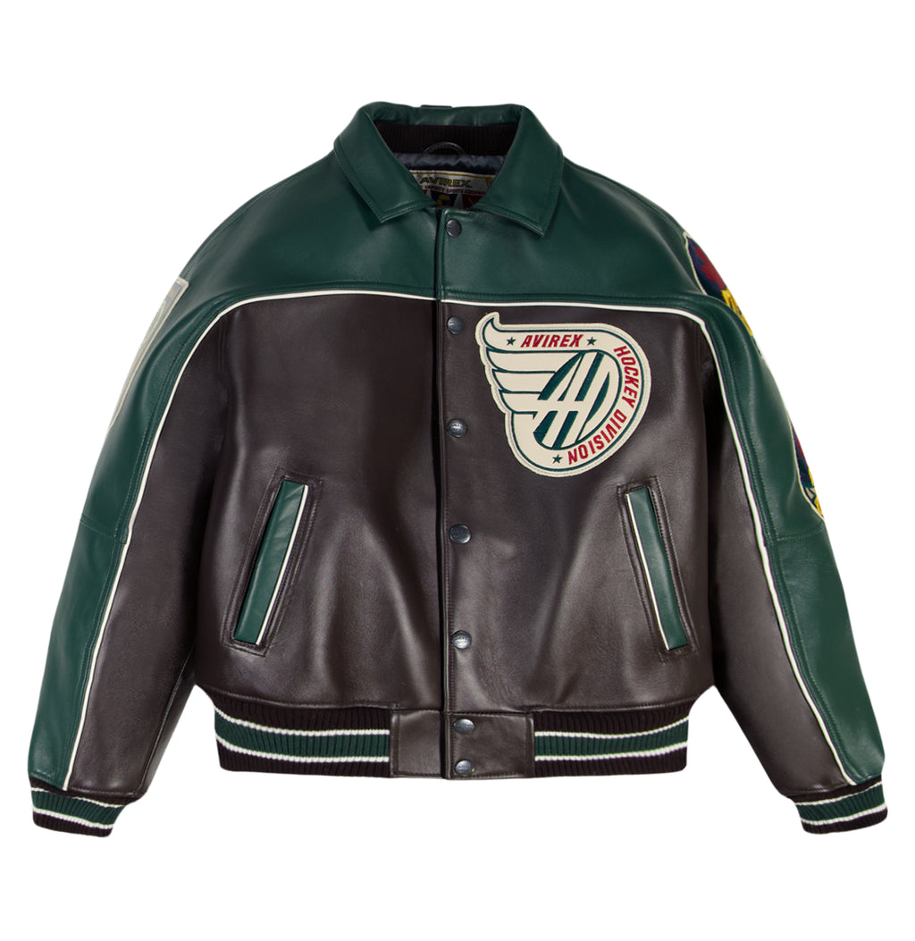 Canadian Division Avirex Leather Jacket