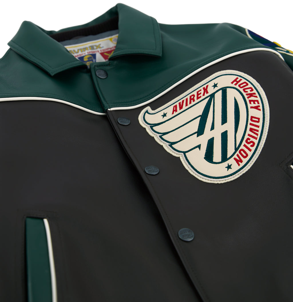 Canadian Division Avirex Leather Jacket