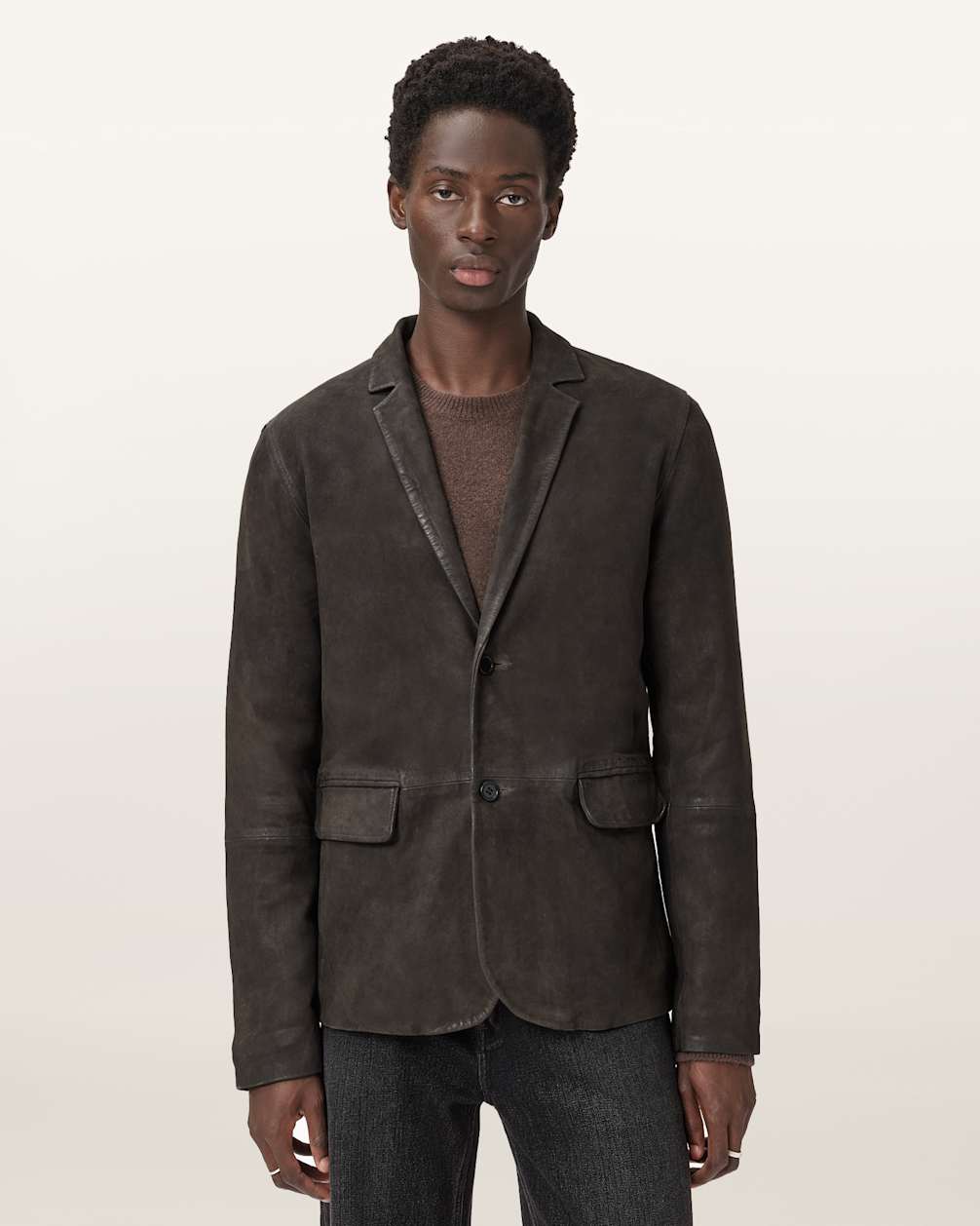 Monet Waxed Suede Blazer