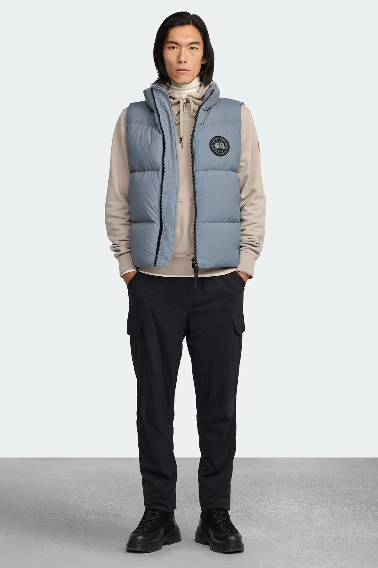 Lawrence Puffer Vest Black Disc