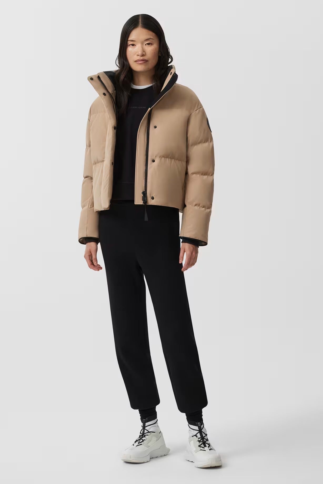 Grandview Cropped Jacket Black