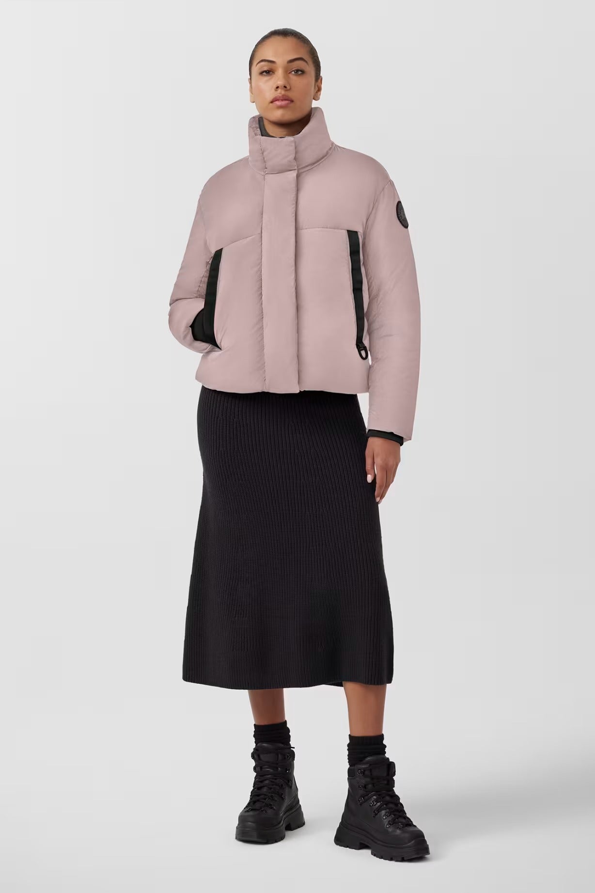 Junction Cropped Puffer Black Label