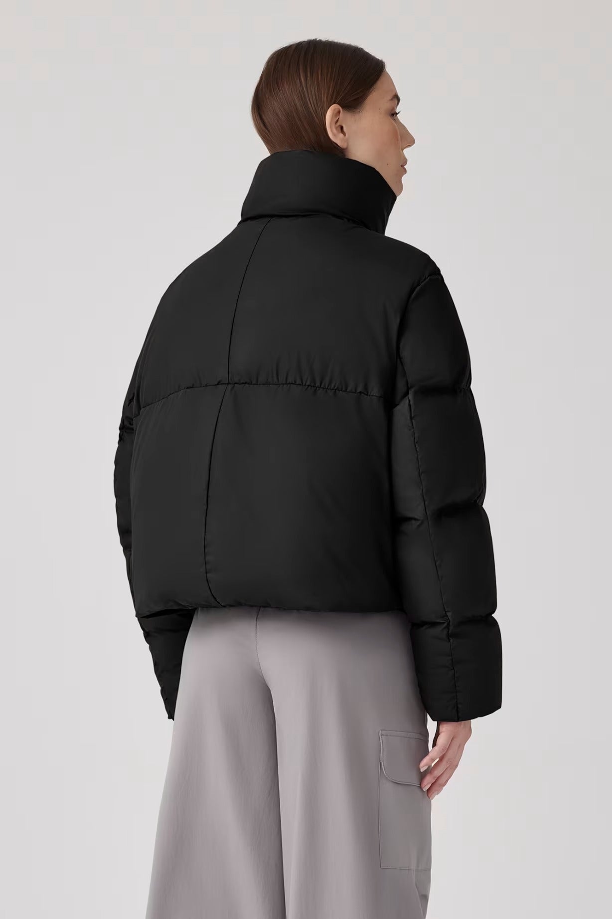 Garnet Cropped Puffer