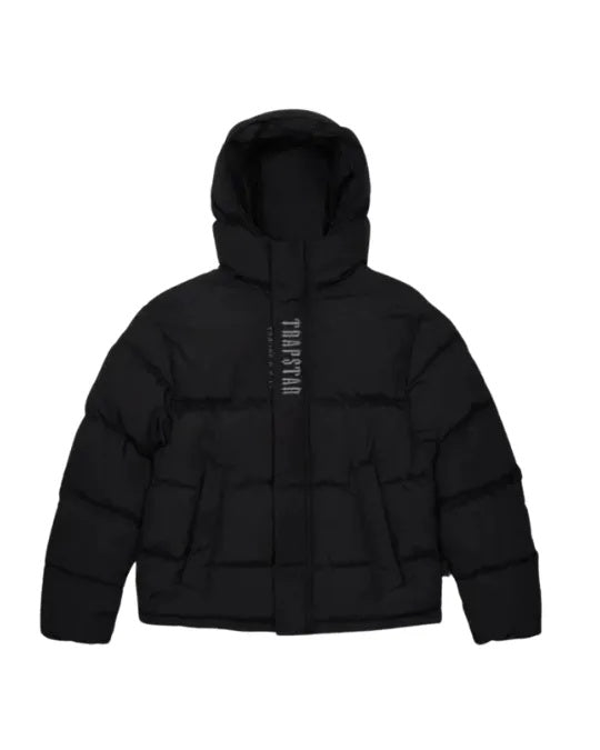 DECODED HOODED PADDED JACKET BLACK