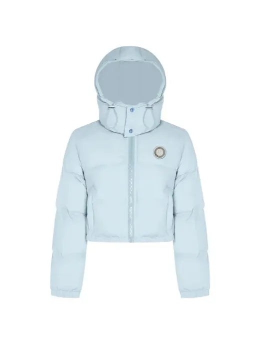 WOMEN’S IRONGATE HOODED PUFFER JACKET ICE BLUE